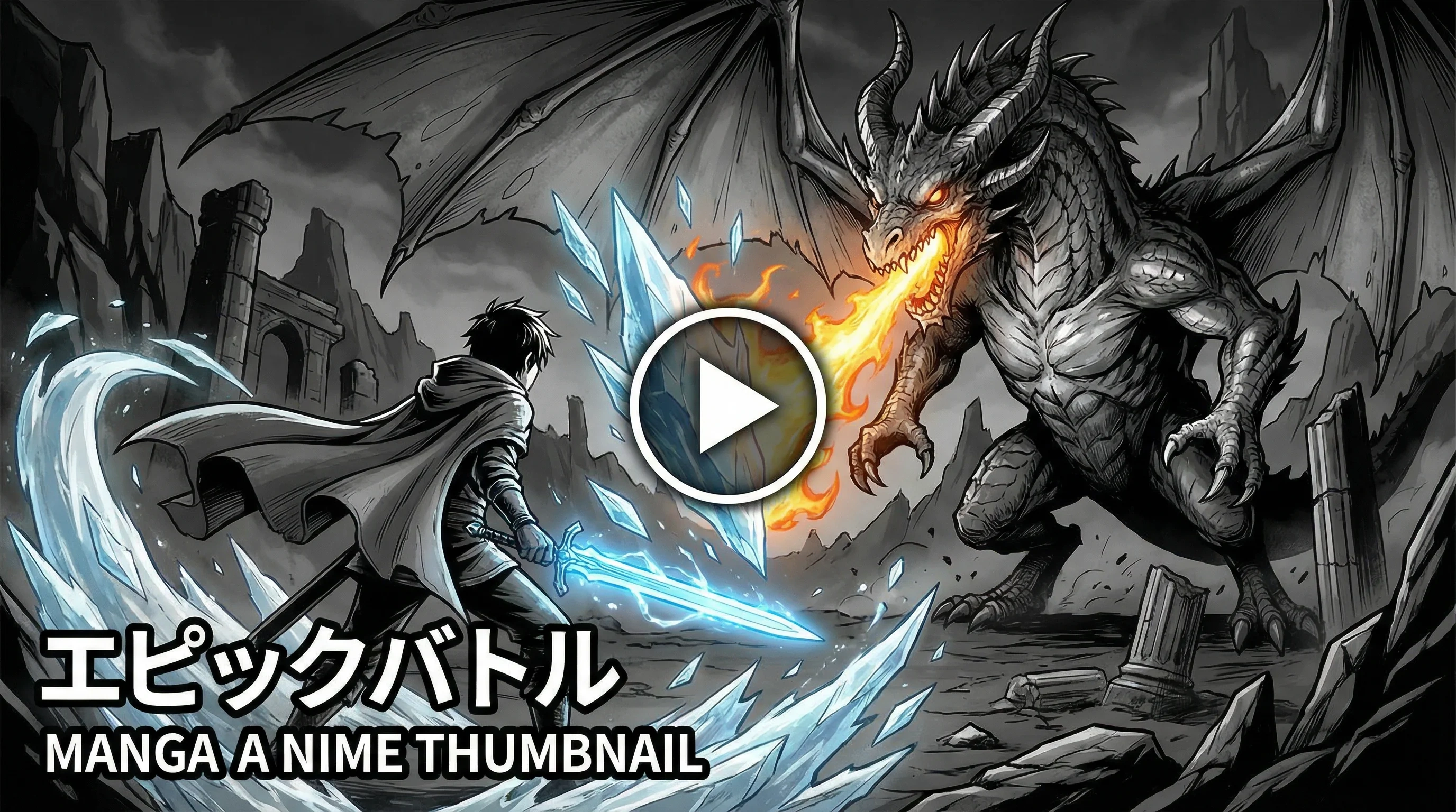 龙之传说漫画动画视频预览勇者与巨龙对峙